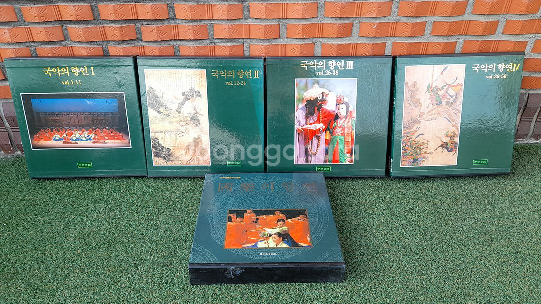 LP - 국악의 향연 50장 엘피 박스 전집.미사용급--0