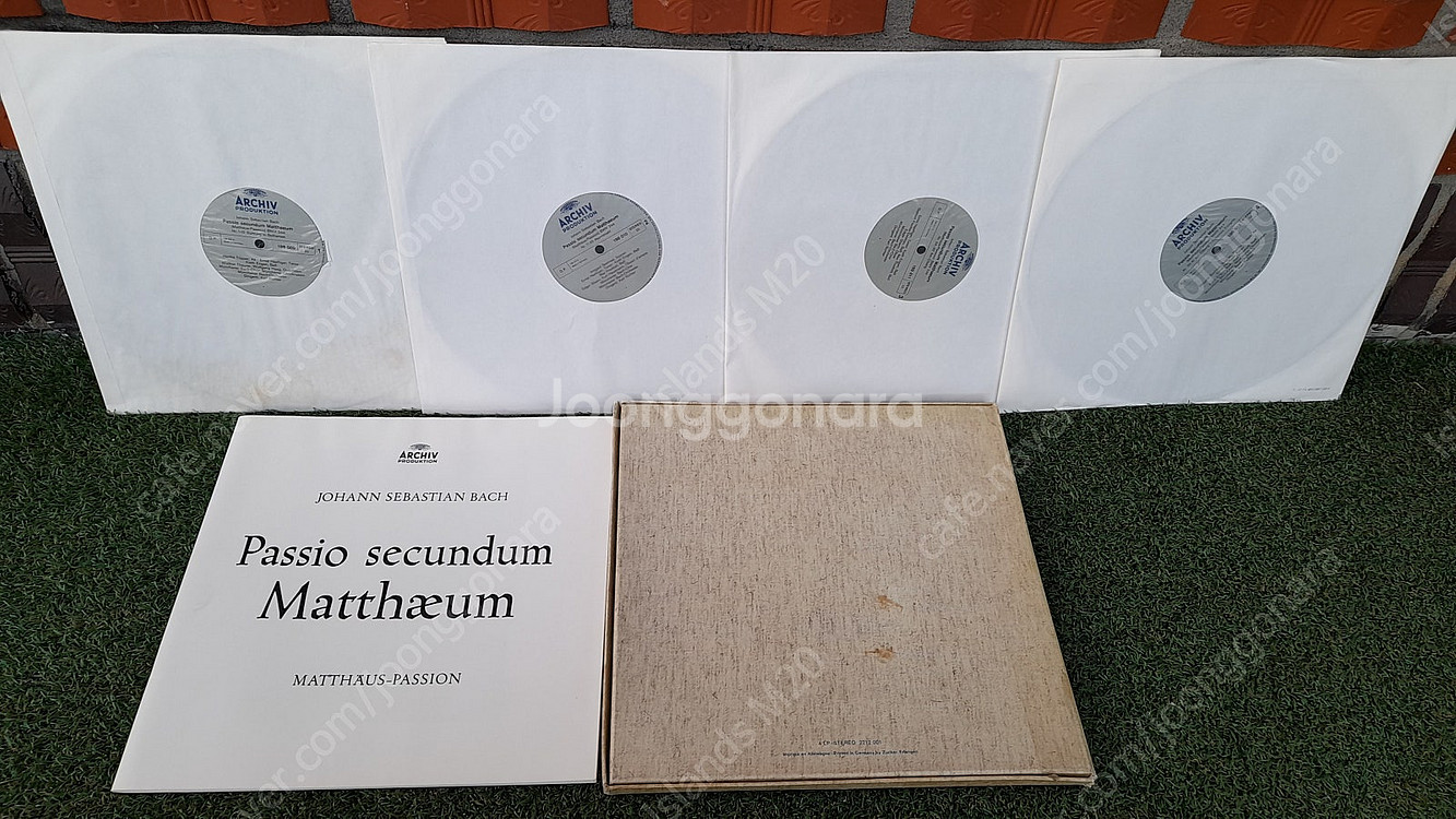 Bach 바흐 마태수난곡 4LP BOX--2