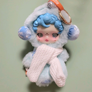스컬판다st 하얀눈의노래 키링인형 새상품