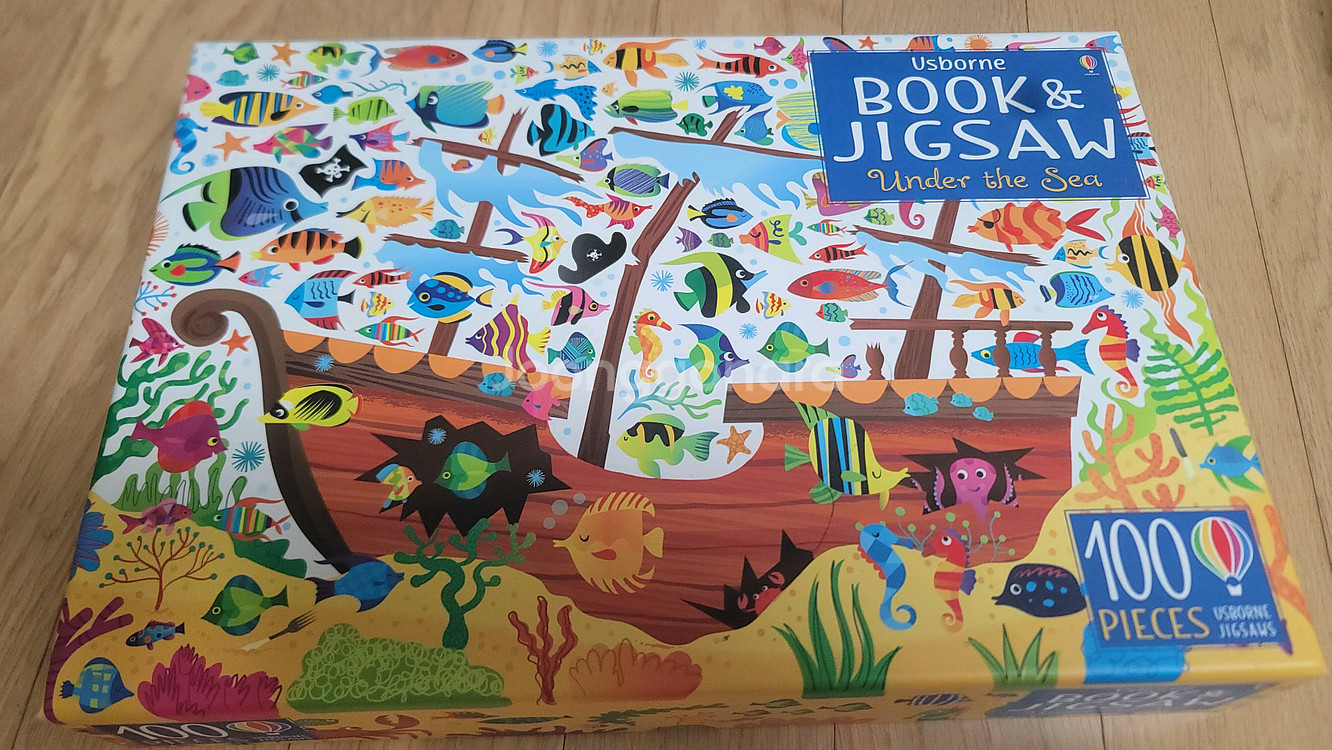 Usborne 바다 Jigsaw 퍼즐+신윤복화퍼즐외1종--0