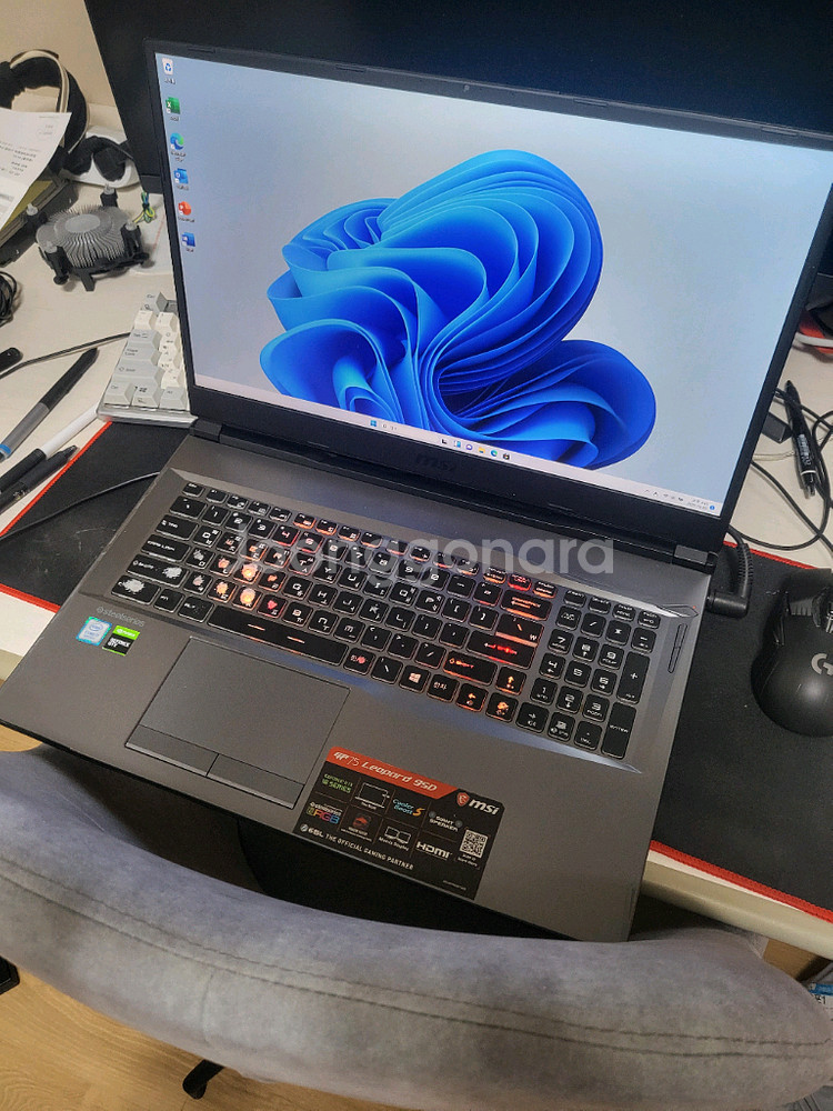 17인치 32GB i7 GTX1660ti 게이밍 노트북--0