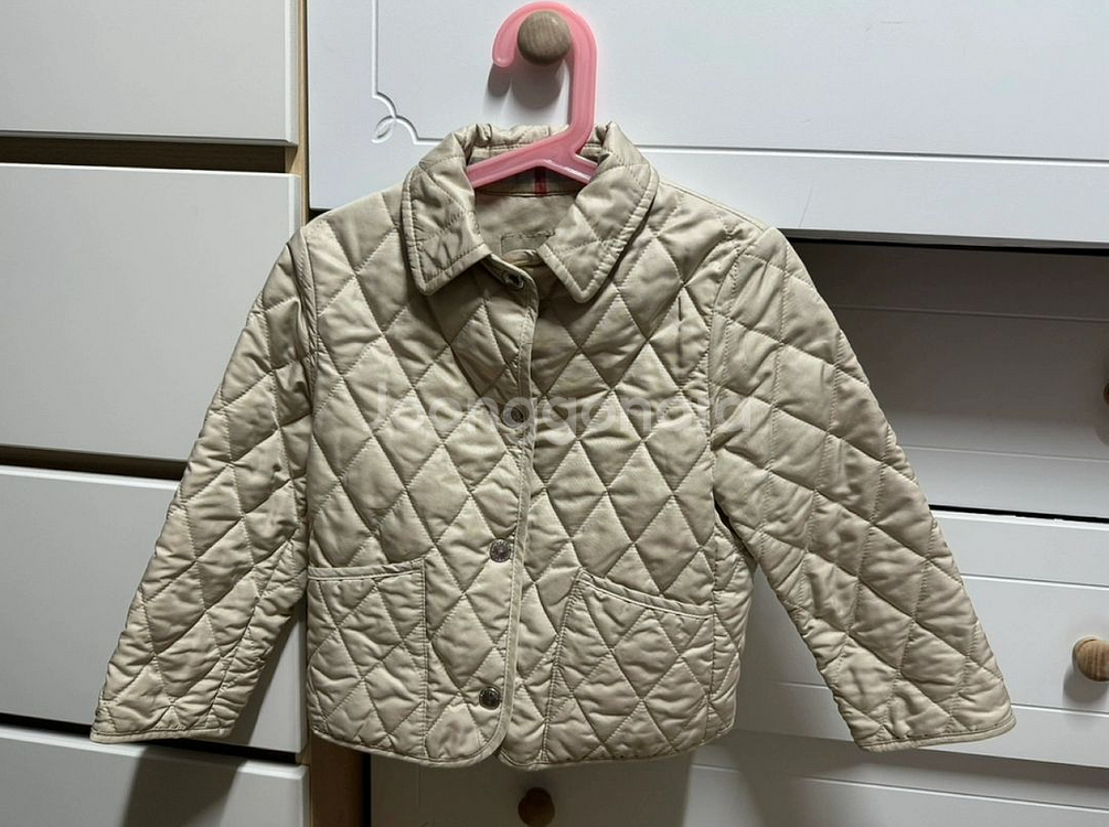 버버리 키즈 퀼팅 자켓 (4Y/104cm)--0