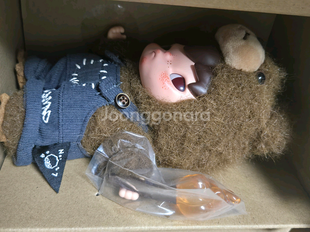 [새상품]팝마트 히로노 와일드 조이 곰 인형 키링--0