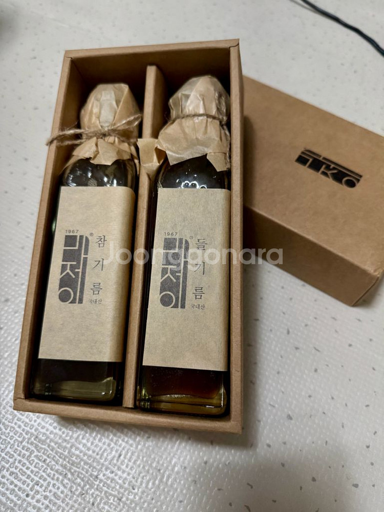 마정기름집 - 참기름/들기름 선물세트(쇼핑백 포함)--0