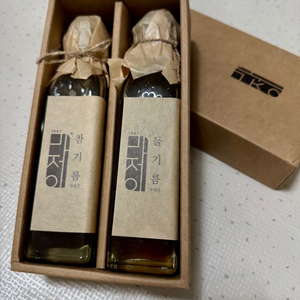 마정기름집 - 참기름/들기름 선물세트(쇼핑백 포함)