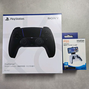 PS5 듀얼센스 블랙 + 클램프 미개봉