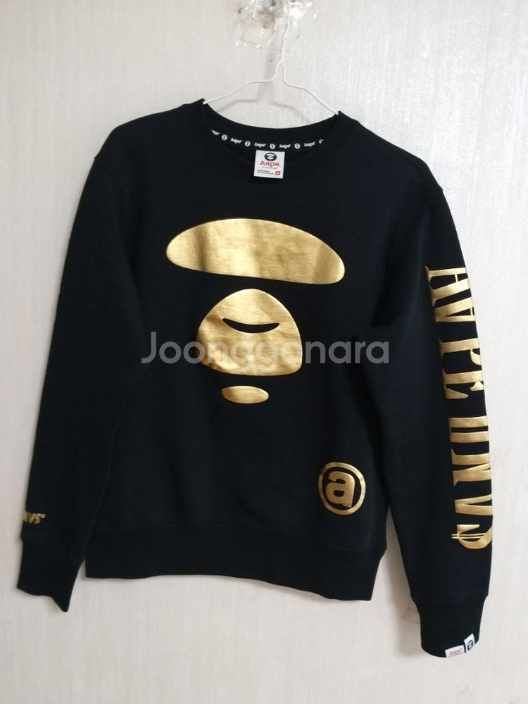 여성 AAPE UNVS 맨투맨(새상품.오버핏95-100--8