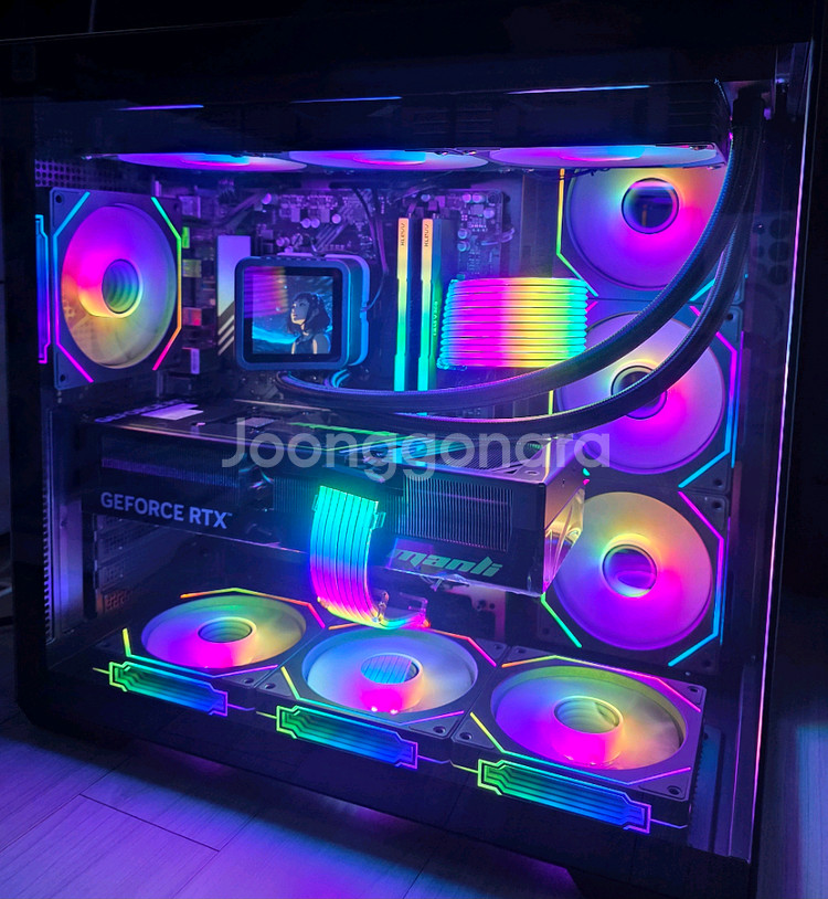 라이젠7 7800X3D RTX5080 고사양본체 팝니다--3