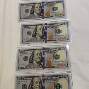 2017 USD 미화 $100 스타노트 5장 연번