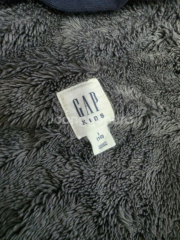 갭 키즈 양털 후드 집업--1
