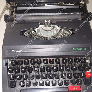 CLOVER-TOP STAR 수동영문타자기 빈티지