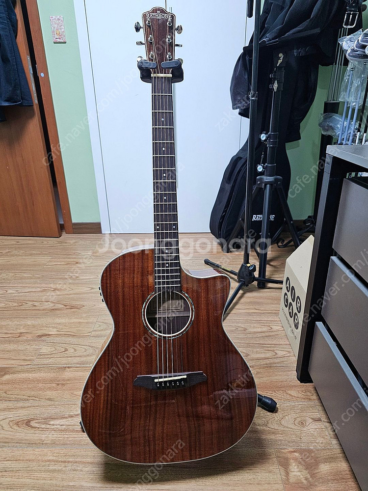래스본 R3KCE 더블탑 어쿠스틱 기타 판매합니다--0