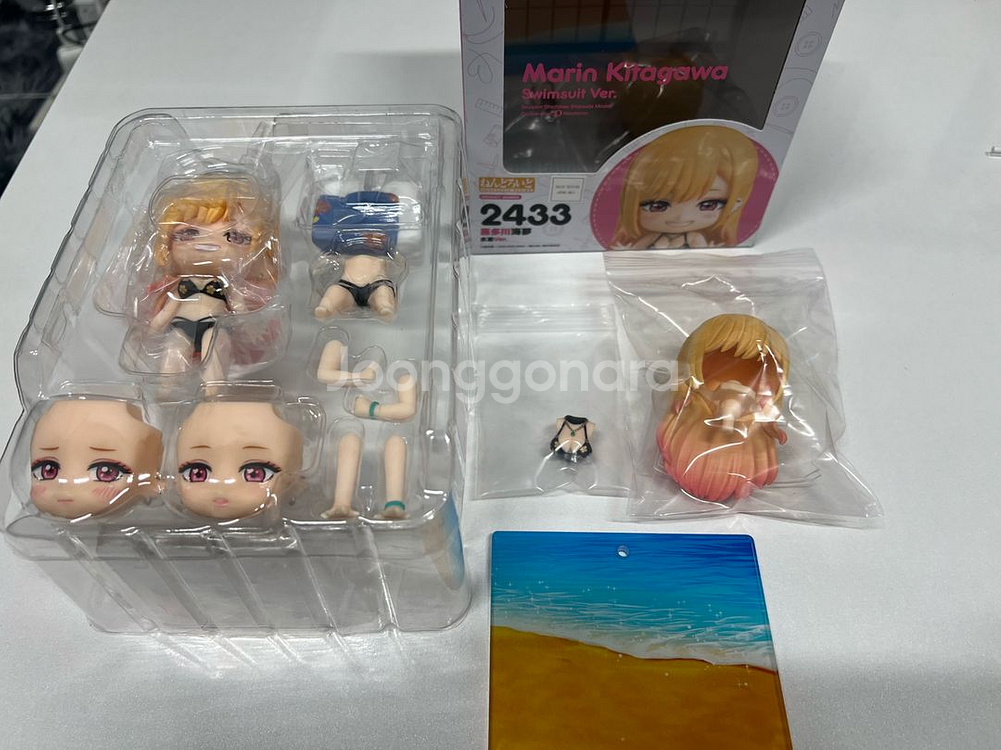 (2체전시가능+발판특전)키타가와 마린 수영복 넨도로이드--2