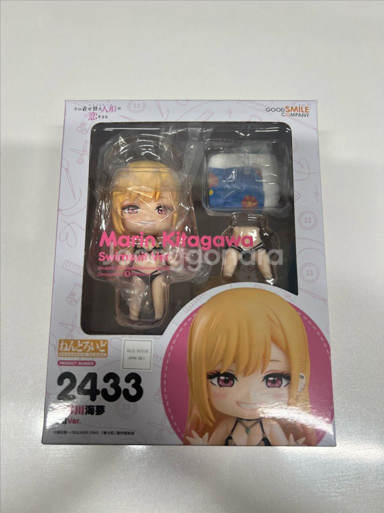 (2체전시가능+발판특전)키타가와 마린 수영복 넨도로이드--1