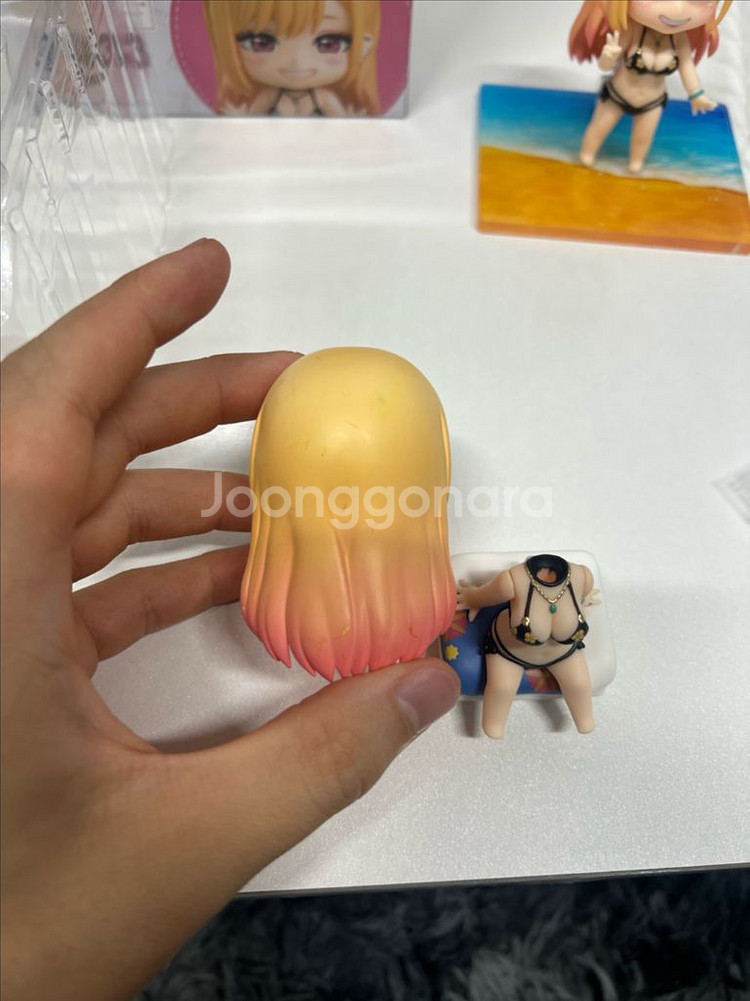 (2체전시가능+발판특전)키타가와 마린 수영복 넨도로이드--4