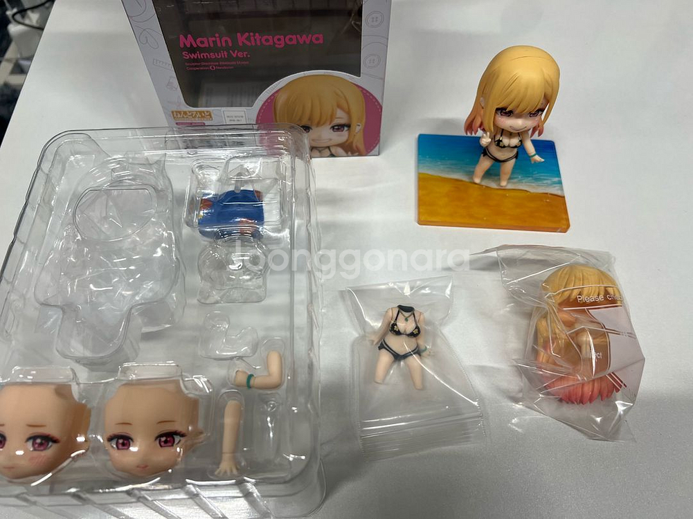 (2체전시가능+발판특전)키타가와 마린 수영복 넨도로이드--5