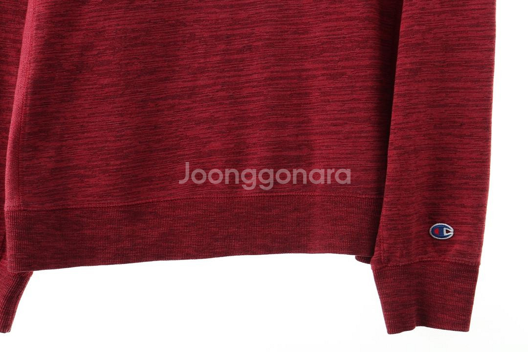 (XL-2XL) 챔피온 맨투맨 티셔츠 희귀 버건디--3