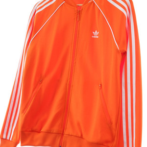 W(M-L) 아디다스 집업져지 트랙탑 주황 파버 삼선