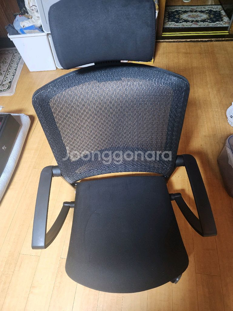 사이즈오브체어 다운 좌식 의자 블랙--0