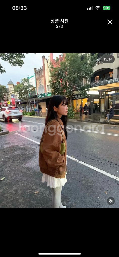 위드아웃썸머 위아썸 어반 스웨이드 자켓 새상품--1