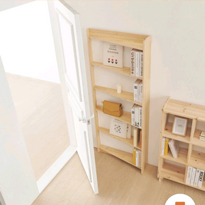 (새상품)문뒤 5단 선반 원목