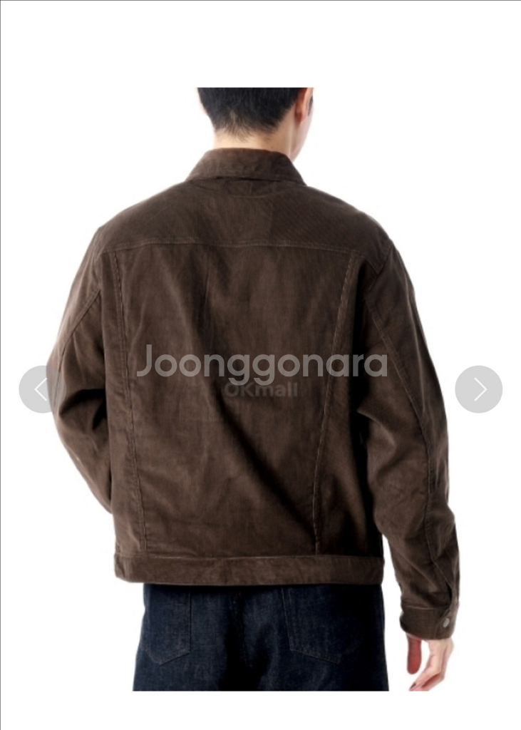 니들스 페니 진 코듀로이 브라운 자켓L사이즈 판매합니다--2