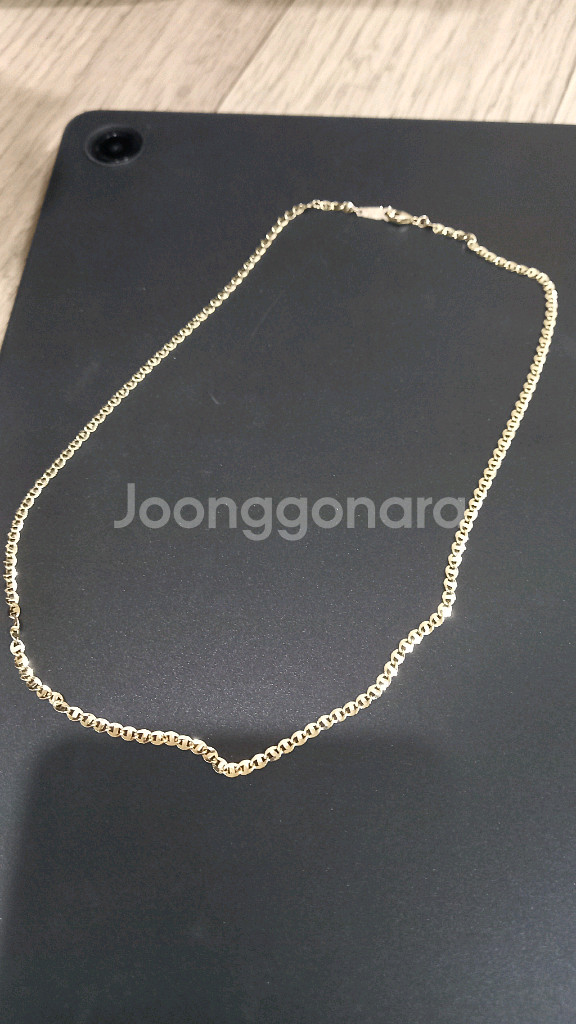 14k 사다리체인 한돈 목걸이--1