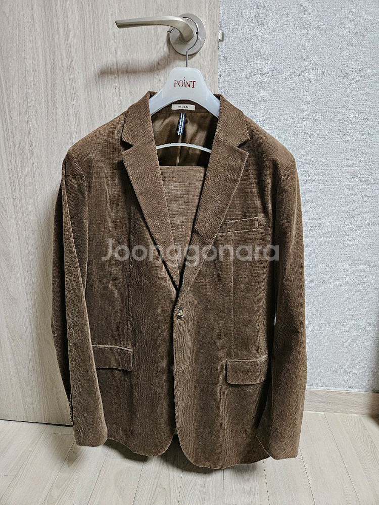 미착용) 올젠 24FW 셋업수트 브라운 105,33--0