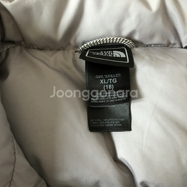 노스페이스 걸즈 여아 눕시패딩 XL--2