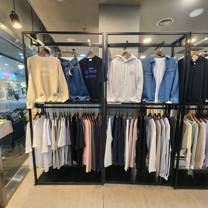 의류매장 2단 행거