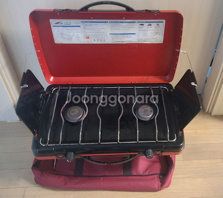 코베아 리틀썬 가스히터 + 트윈버너--4