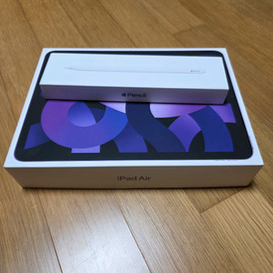 아이패드에어5 퍼플 64gb+애플펜슬2세대