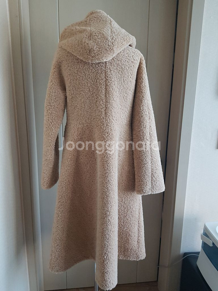 뽀글이 리얼무스탕 롱코트(미사용(네고가능--7