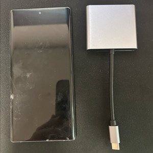 갤럭시 노트10 256GB 부품용 + C타입 덱스 허브