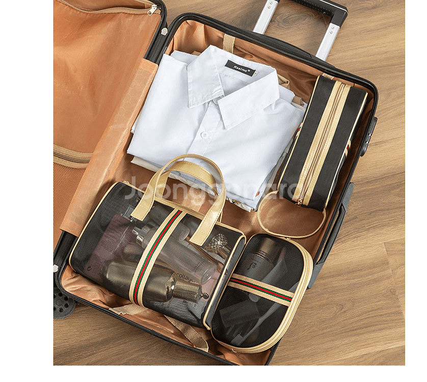 동남아 해외여행 캐리어정리 헬스 비치 화장품 메쉬백 3--5