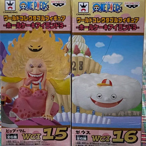 [미개봉] 원피스 월콜 빅맘 & 제우스 피규어