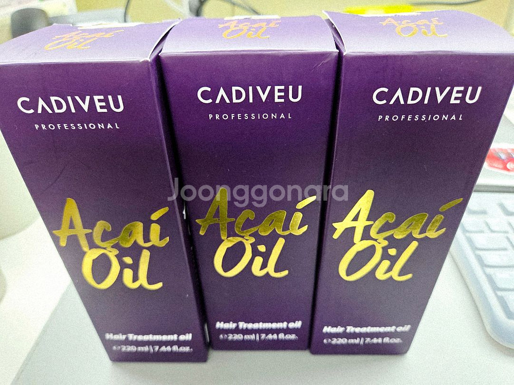 Cadiveu 카디뷰 아사이 오일 220ml 트리트먼트--0