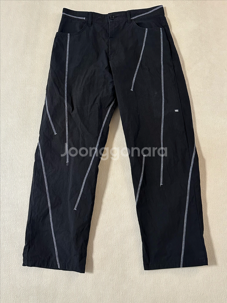 L) 노매뉴얼 S.L PANTS - BLACK 팬츠--1