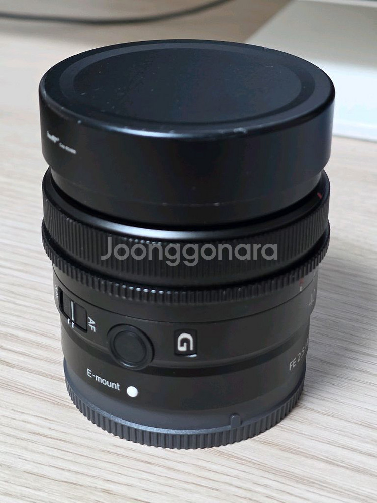소니 40mm F2.5 G 렌즈 하오게 후드 포함--0