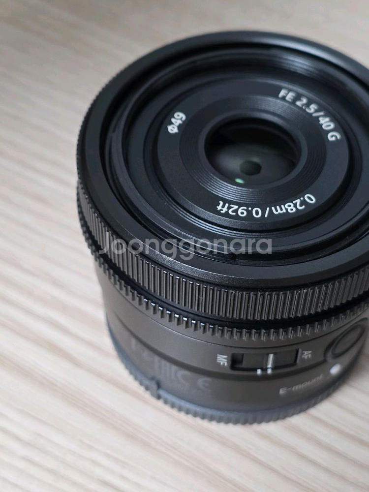 소니 40mm F2.5 G 렌즈 하오게 후드 포함--6