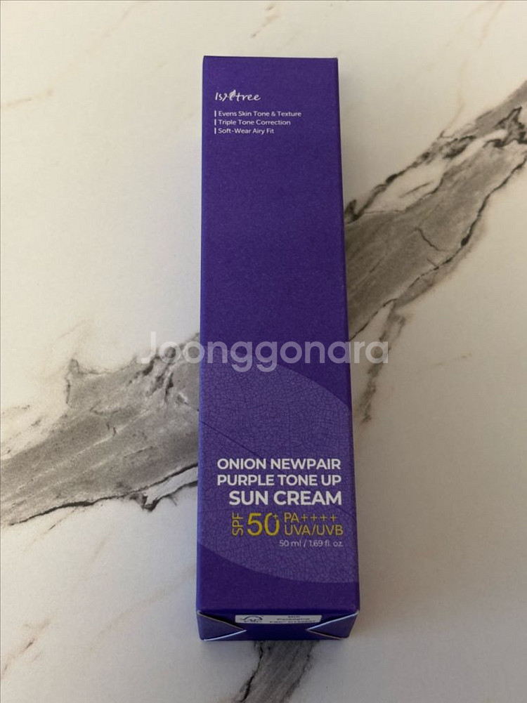 이즈앤트리 어니언 뉴페어 퍼플 톤업 선크림 50ml (--0