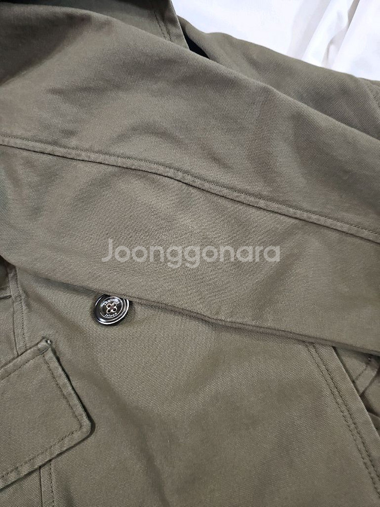 [s] 써스데이아일랜드 더블버튼 코튼 하프 트렌치 자켓--9
