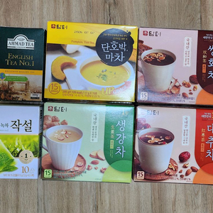 [차 6종]담터 쌍화차,대추차,생강차,단호박마차,녹차