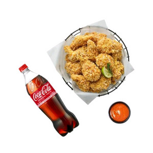칼답) BHC치킨 콰삭킹 + 콜라1.25L