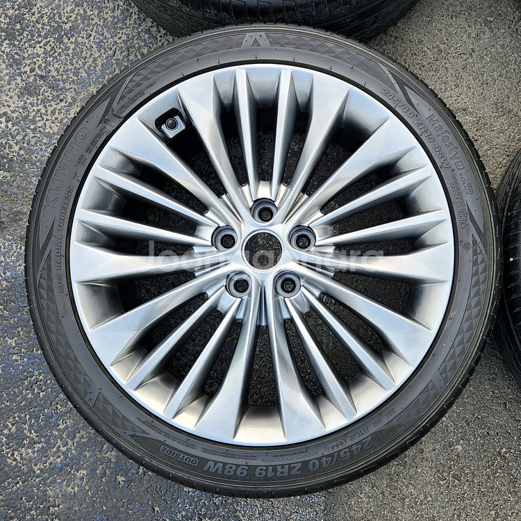 기아 올뉴 K7 19인치 순정 휠타이어 세트--3