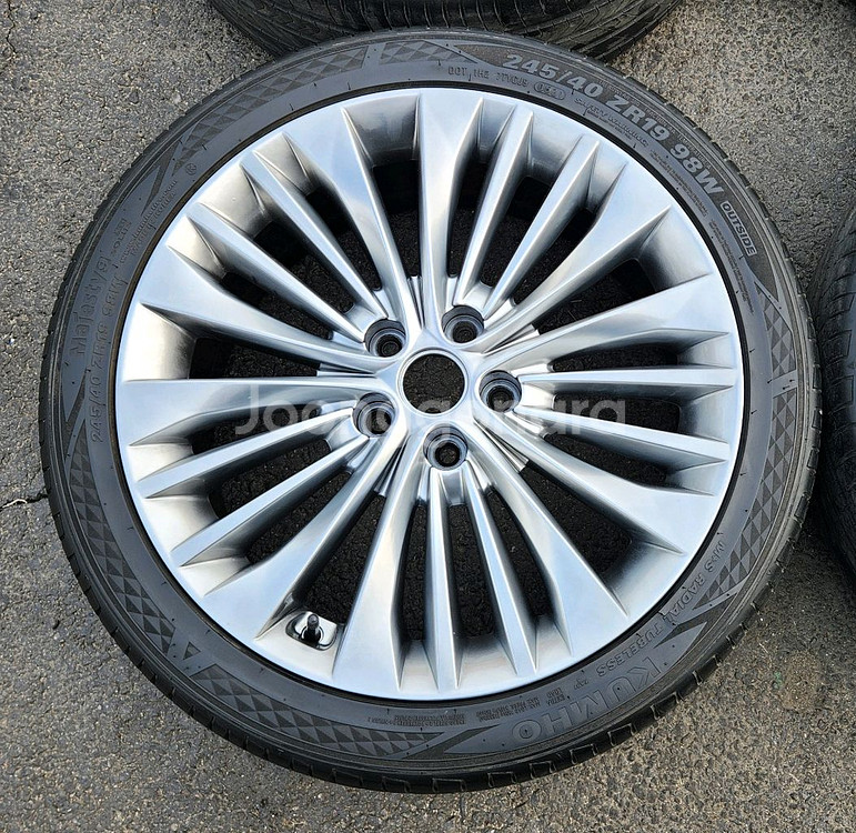 기아 올뉴 K7 19인치 순정 휠타이어 세트--2