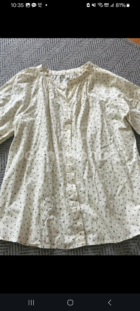 꽃무늬 블라우스--1