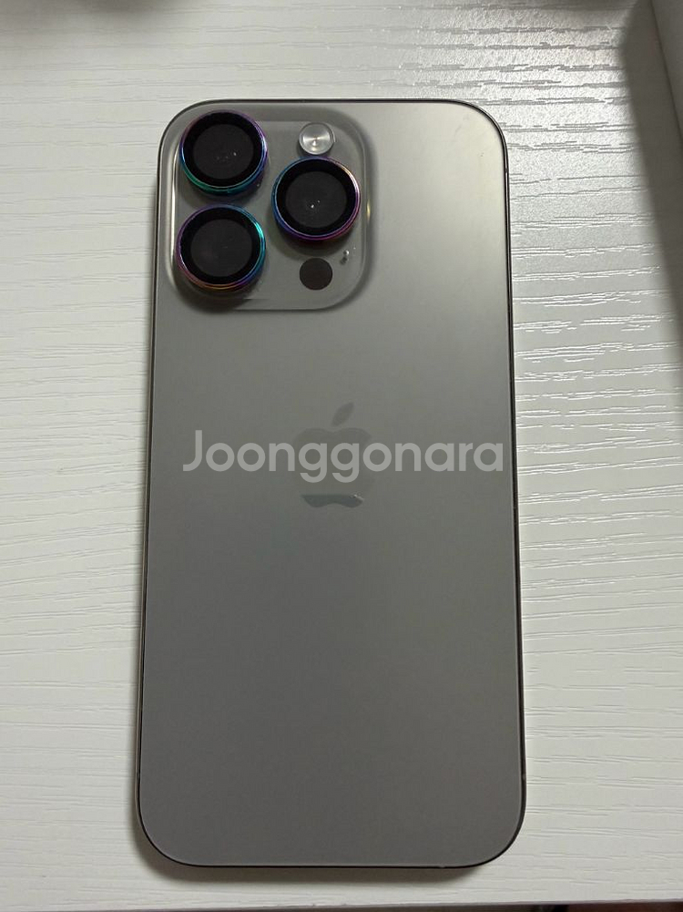 아이폰 15 pro 내츄럴 티타늄 128GB--9