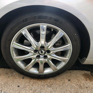 체어맨W 19인치 크롬휠타이어 한세트