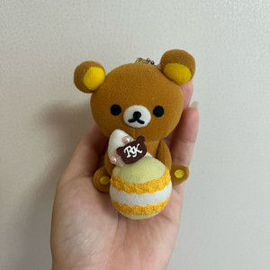 산엑스 고전 리락쿠마 스위트 시리즈 마카롱 인형 키링